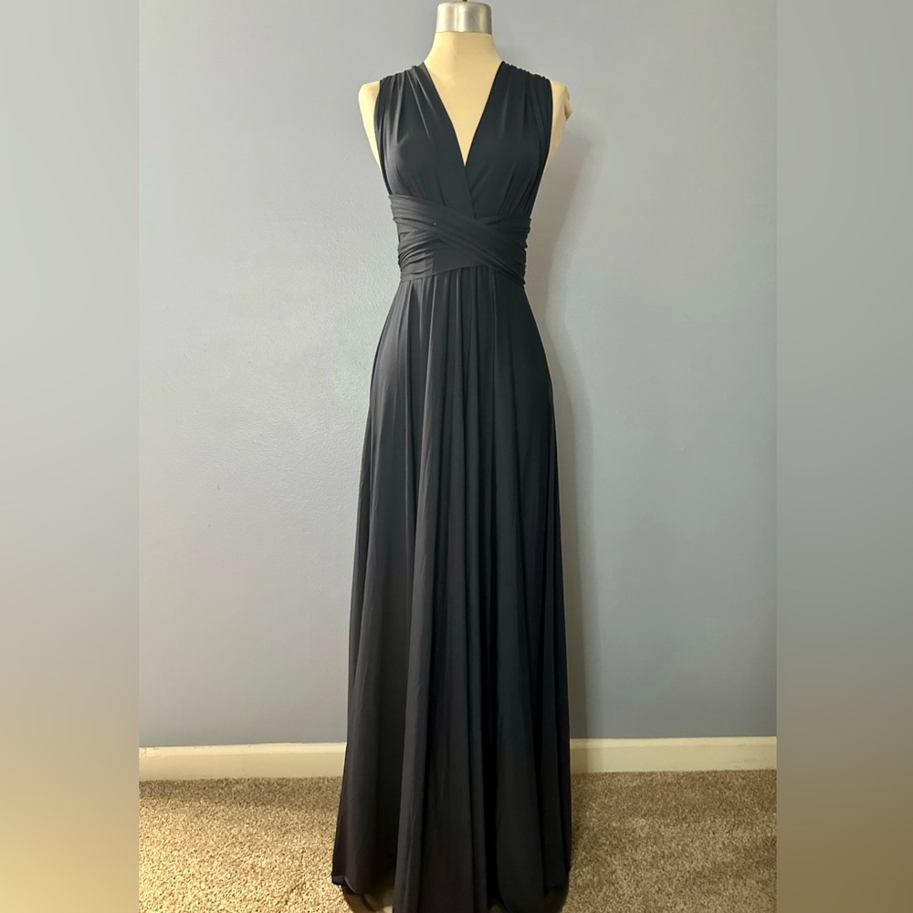Infinity Wrap Dress- Navy